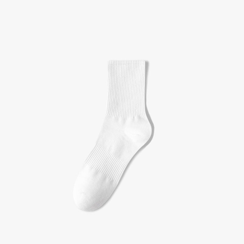 Men’s Thin Knee-high Socks – Antibacterial Sweat-Absorbing Deodorant Cotton Socks