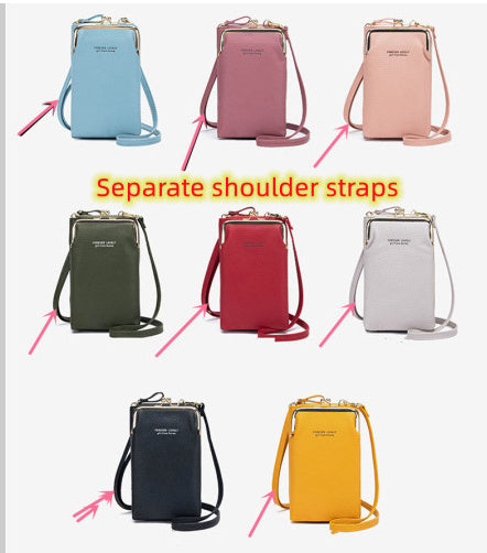 Fashion Lychee Pattern PU Leather Women’s Shoulder Bag – Korean Style Crossbody Handbag