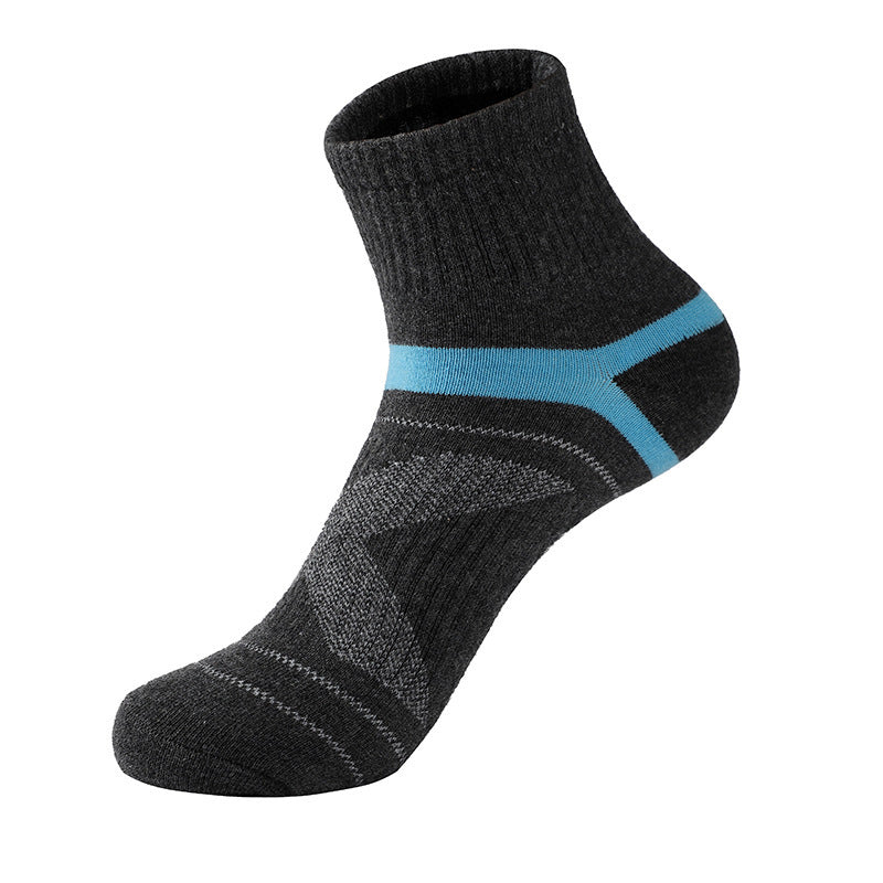 Men’s Sports Basketball Socks – Cushioned Cotton Athletic Performance Socks