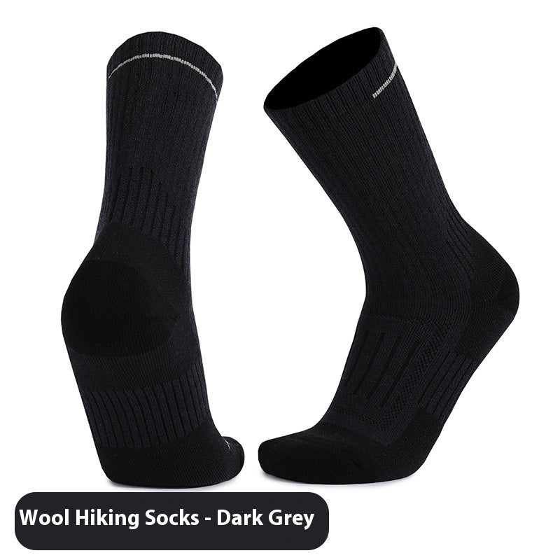 Unisex Wool Knee-High Sports Socks – Warm, Breathable & Anti-Slip Skiing Socks