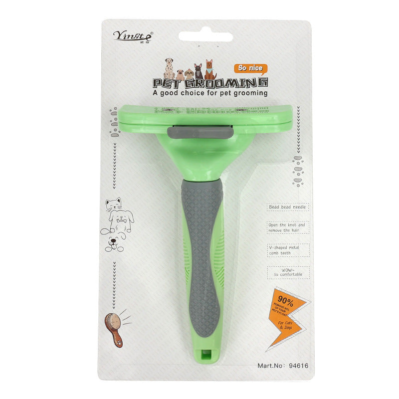 Pet Needle Comb Cat Hair Removal Brush – Grooming Tool for Dogs & Cats