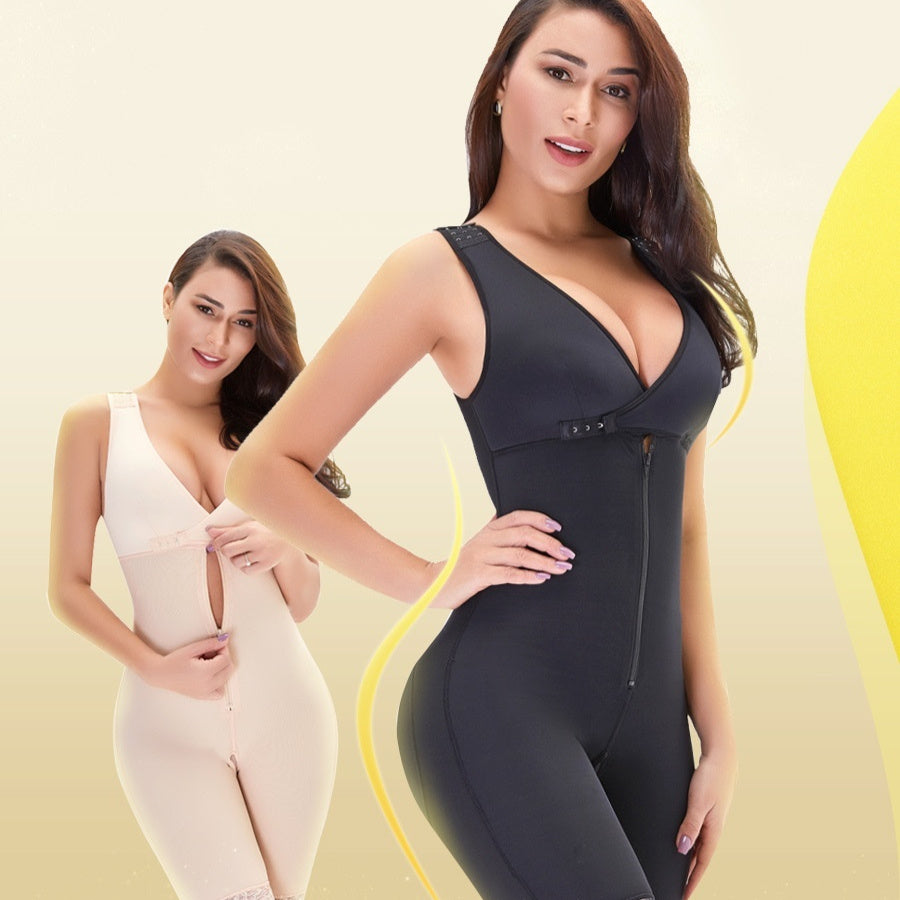 Plus Size Women’s Shapewear – Waist Trainer Body Shaper with Tummy Control & Hip Lift