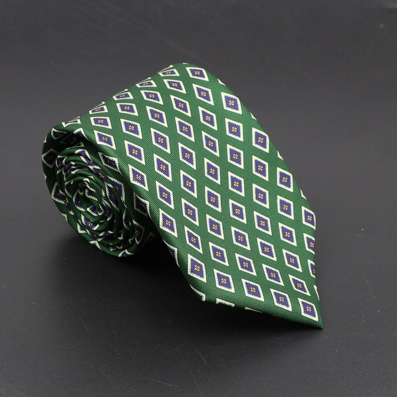 Super Soft Bohemian Silk Tie – Men’s Fashion 75mm Necktie