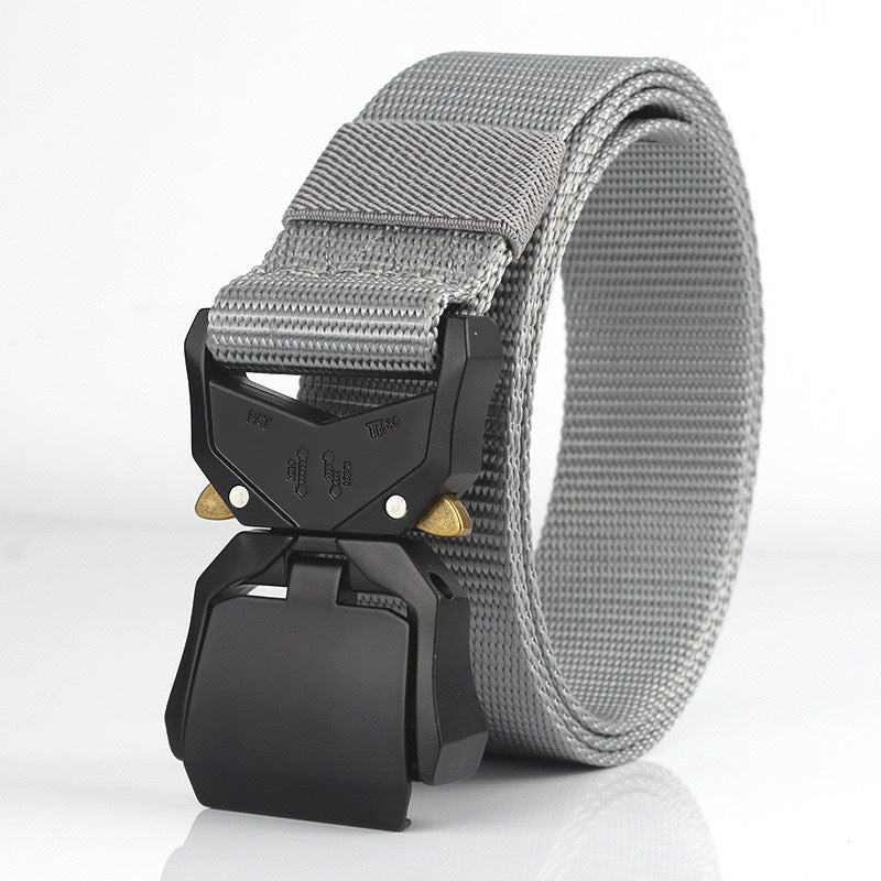 Tactical Nylon Belt – Military Training Outdoor Sports Belt with Quick Release Buckle