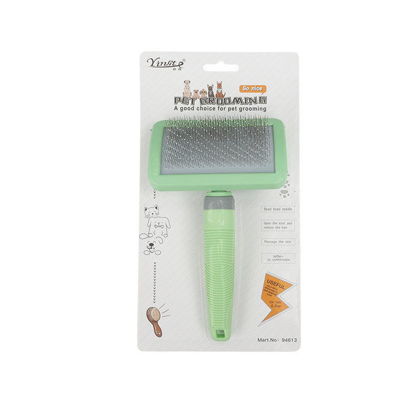 Pet Needle Comb Cat Hair Removal Brush – Grooming Tool for Dogs & Cats