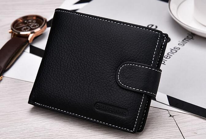 Men’s Genuine Leather Wallet – Hot Designer Short Wallet with Card Holder & Cash Pocket