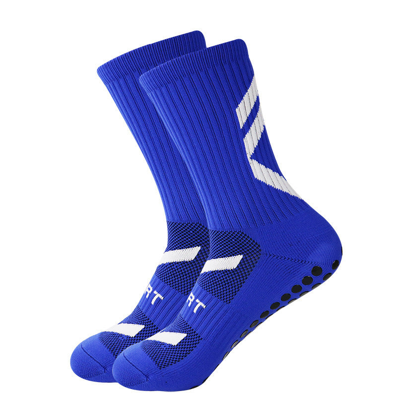 Non-Slip Football Socks – Thickened Shock-Absorbing Mid-Calf Sports Socks for Men