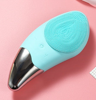 Rechargeable Silicone Facial Cleansing Brush – Ultrasonic Vibration Beauty Device