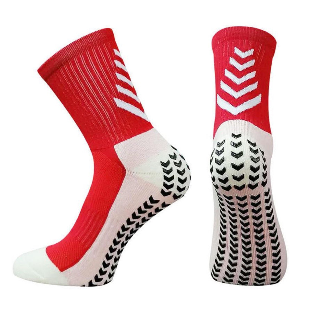 Men’s Mid-Calf Athletic Socks – Non-Slip Silicone Thickened Sports Running Socks