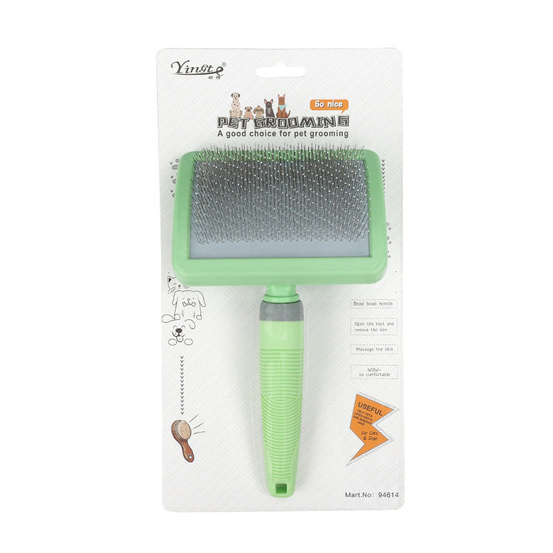 Pet Needle Comb Cat Hair Removal Brush – Grooming Tool for Dogs & Cats