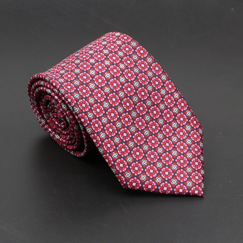 Super Soft Bohemian Silk Tie – Men’s Fashion 75mm Necktie