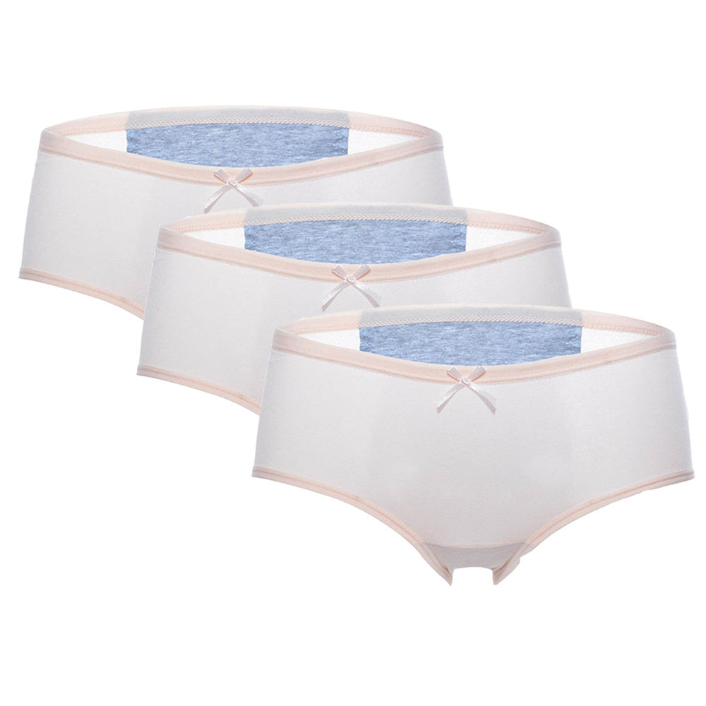 3Pcs Pack Cotton Menstrual Panties – Leakproof Period Underwear for Women