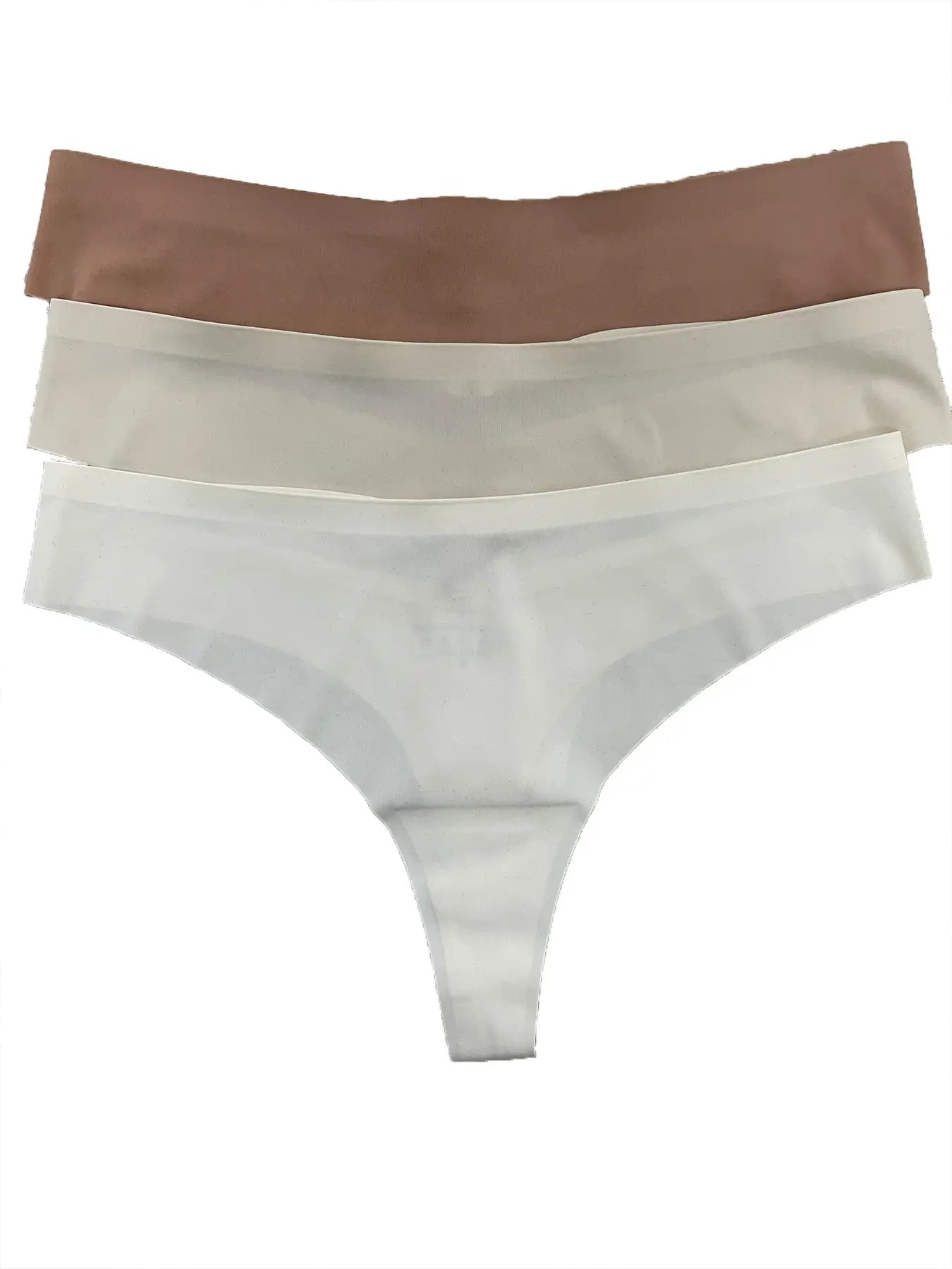 6PCS Women’s Seamless Ice Silk G-String Thong Set – Sexy Low-Waist Hollow Out T-Back Underwear
