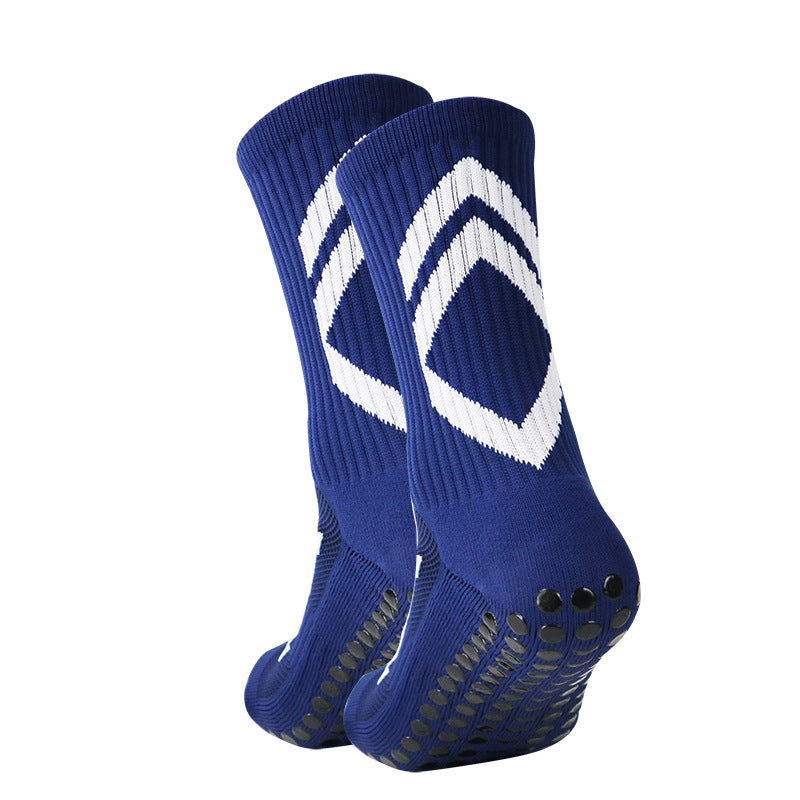 Non-Slip Football Socks – Thickened Shock-Absorbing Mid-Calf Sports Socks for Men