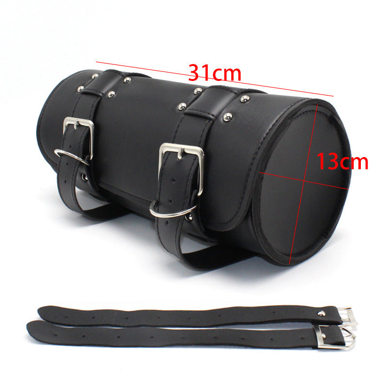 Retro Motorcycle Bicycle Pannier Bag – Waterproof Leather Saddle Bag with Vintage Design