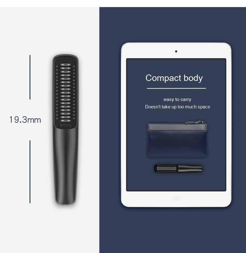 Wireless Charging Anion Straight Comb – USB Rechargeable Hair Straightener & Curler Brush