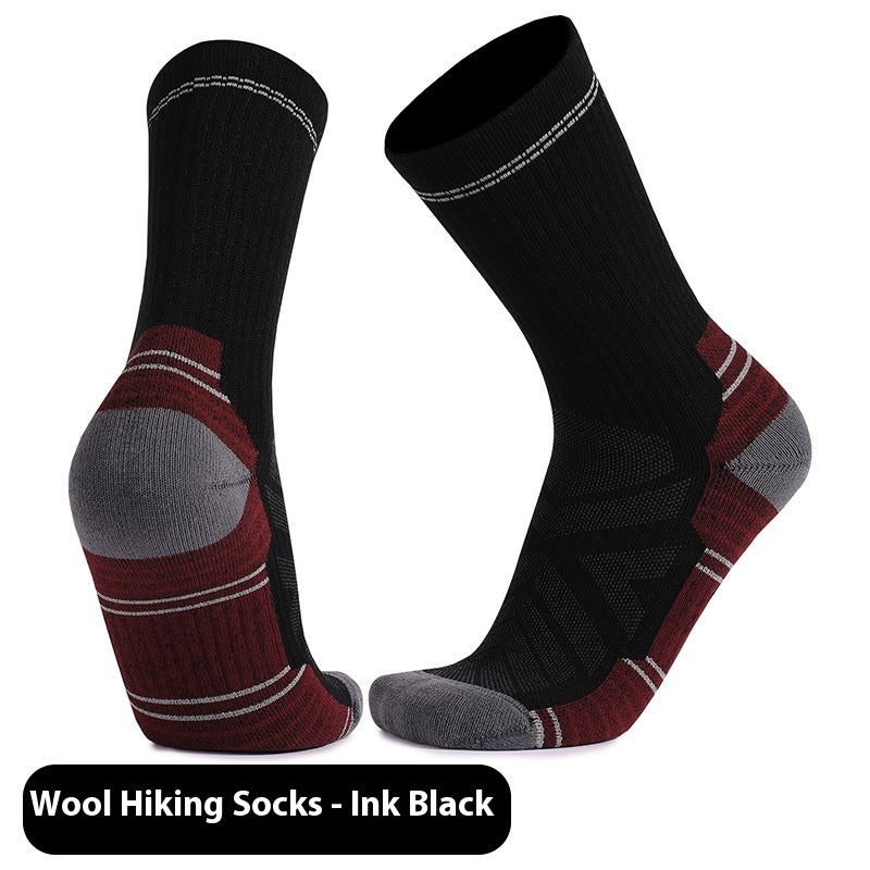 Unisex Wool Knee-High Sports Socks – Warm, Breathable & Anti-Slip Skiing Socks