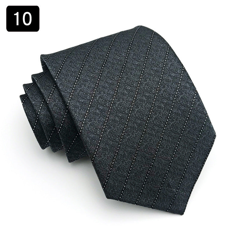 Men’s Business Striped Tie – Formal Wear Necktie for Business Shirts