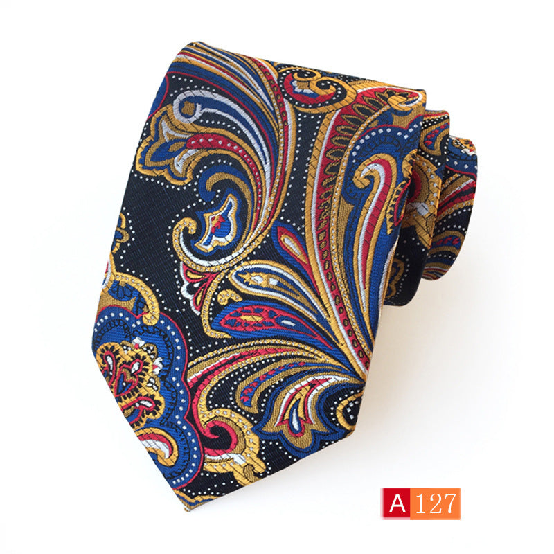 Men’s Polyester Jacquard Bow Tie – Casual & Formal Flower Pattern Arrow Style