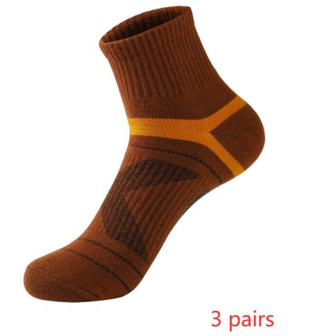 Men’s Sports Basketball Socks – Cushioned Cotton Athletic Performance Socks