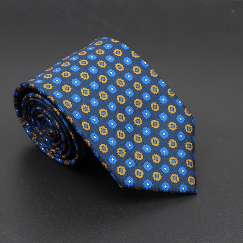 Super Soft Bohemian Silk Tie – Men’s Fashion 75mm Necktie