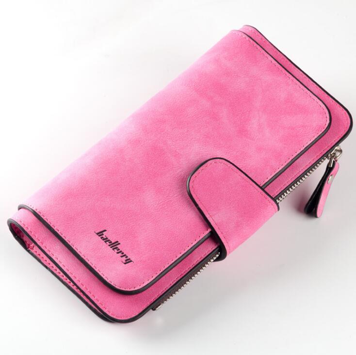 Fashion Women’s Wallet – PU Leather Zipper Design Purse