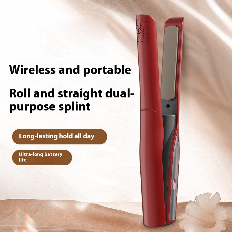 Radio Splint Portable Hair Straightener – USB Charging Wireless Styling Tool