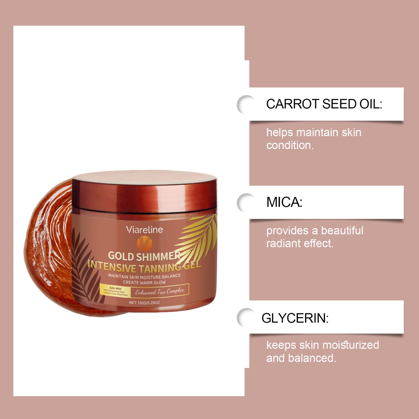 Golden Black Gel – Refreshing Skin Brightening Face & Body Gel | 150g**