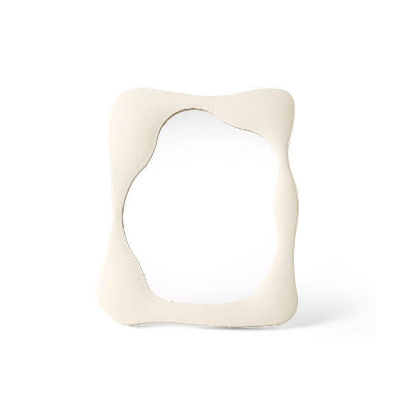 Simple Special-Shaped Cosmetic Mirror – Desktop Makeup Mirror for Living Room, Bedroom & Bathroom