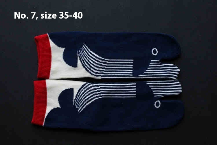 Unisex Cotton Two-Finger Socks – Comfortable Split Toe Couple Ankle Socks