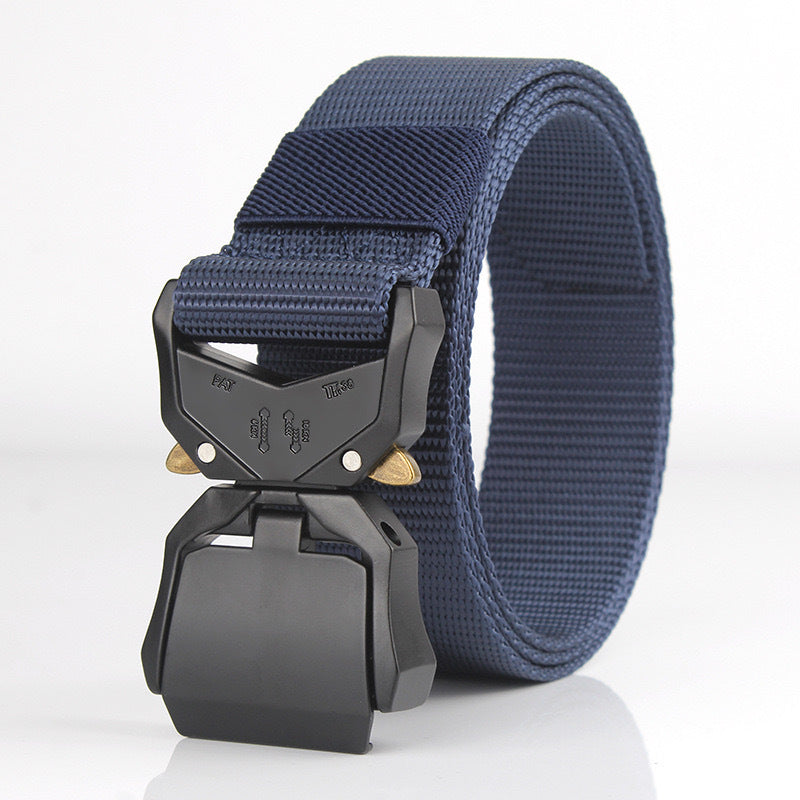 Tactical Nylon Belt – Military Training Outdoor Sports Belt with Quick Release Buckle