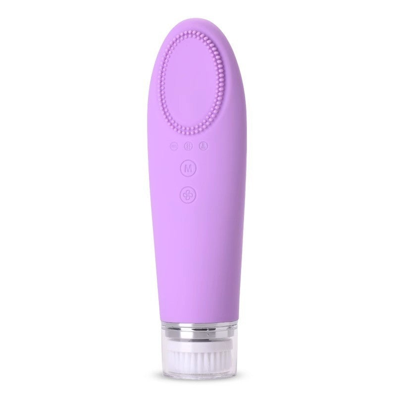 Warm Sensation Electric Facial Cleanser – Ultrasonic Pore Cleaning & Skin Care Brush