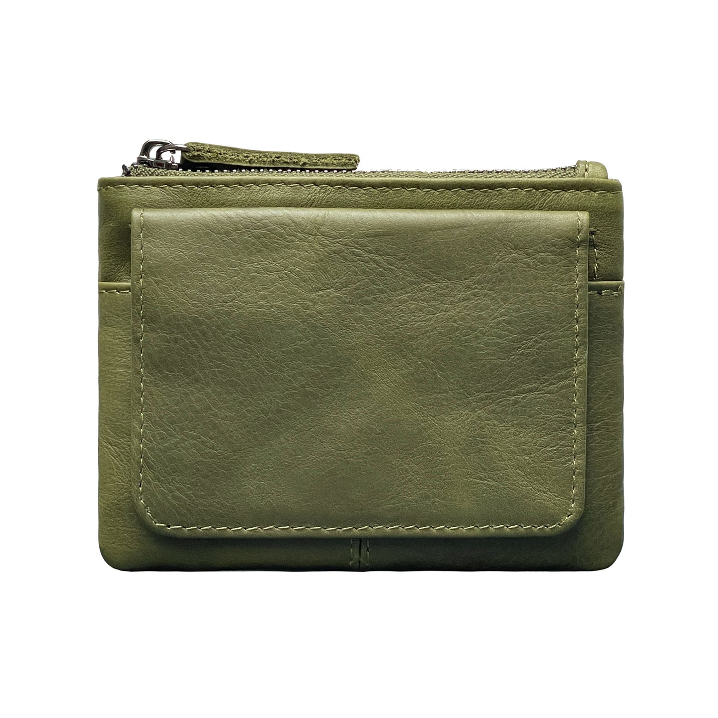 Retro Mini Genuine Leather Wallet – Multifunctional Card Holder & Storage Bag