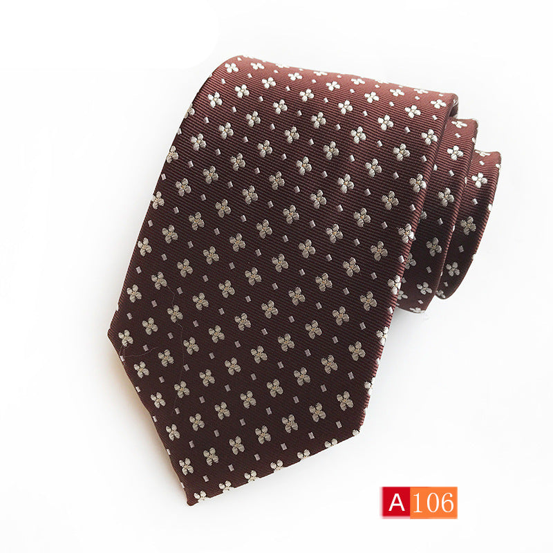 Men’s Polyester Jacquard Bow Tie – Casual & Formal Flower Pattern Arrow Style