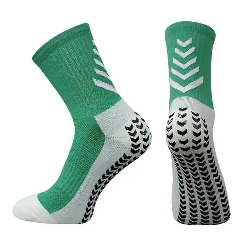 Men’s Mid-Calf Athletic Socks – Non-Slip Silicone Thickened Sports Running Socks