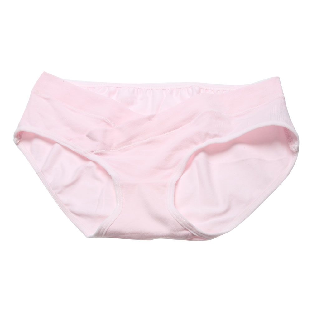 Soft Cotton Maternity Belly Support Panties – Breathable Low-Waist V-Shaped Pregnancy Underwear