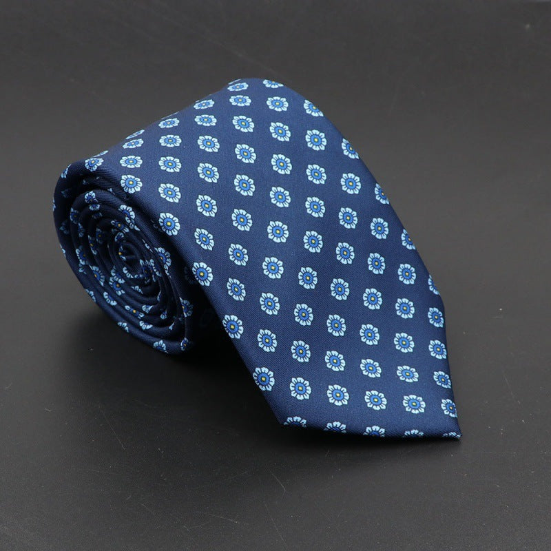 Super Soft Bohemian Silk Tie – Men’s Fashion 75mm Necktie