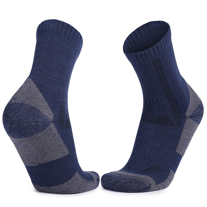 Unisex Wool Knee-High Sports Socks – Warm, Breathable & Anti-Slip Skiing Socks