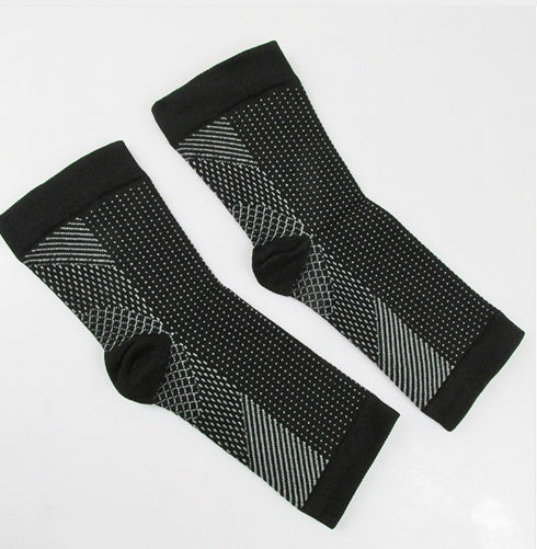 Men & Women Compression Ankle Support Socks – Anti-Fatigue Foot Sleeve for Pain Relief & Sports
