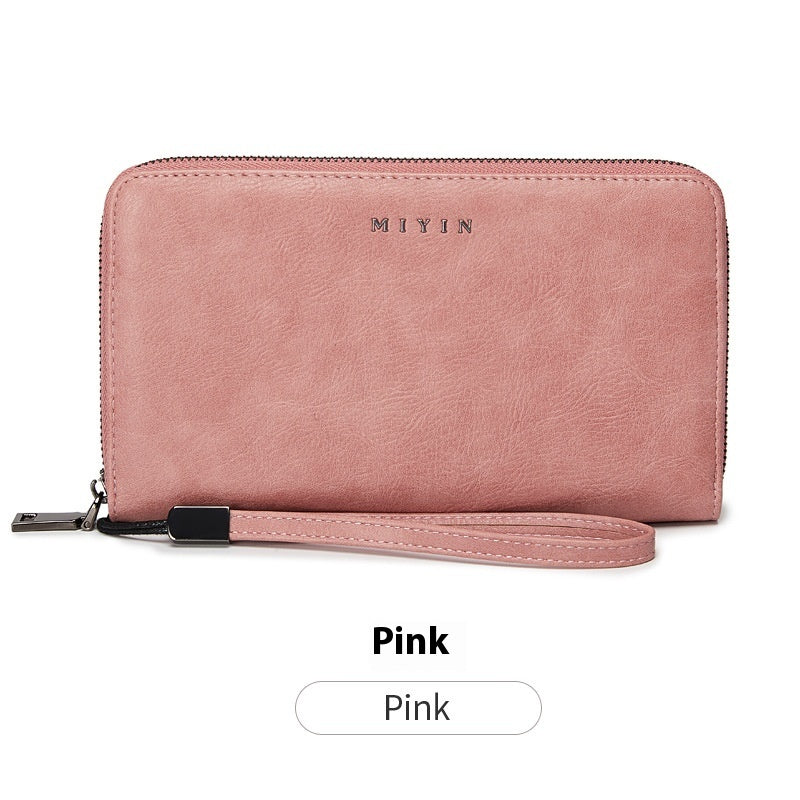 Anti-theft Retro Oil Wax PU Leather Handbag – Large Capacity Women’s Shoulder Bag