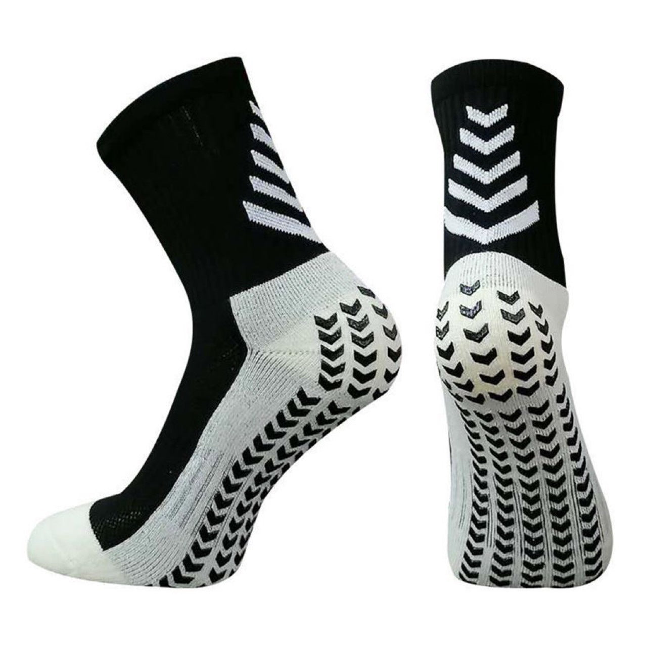 Men’s Mid-Calf Athletic Socks – Non-Slip Silicone Thickened Sports Running Socks