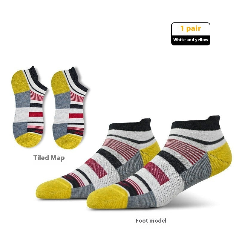 Wool Hiking Socks – Breathable Short Sports Socks for Outdoor Trekking