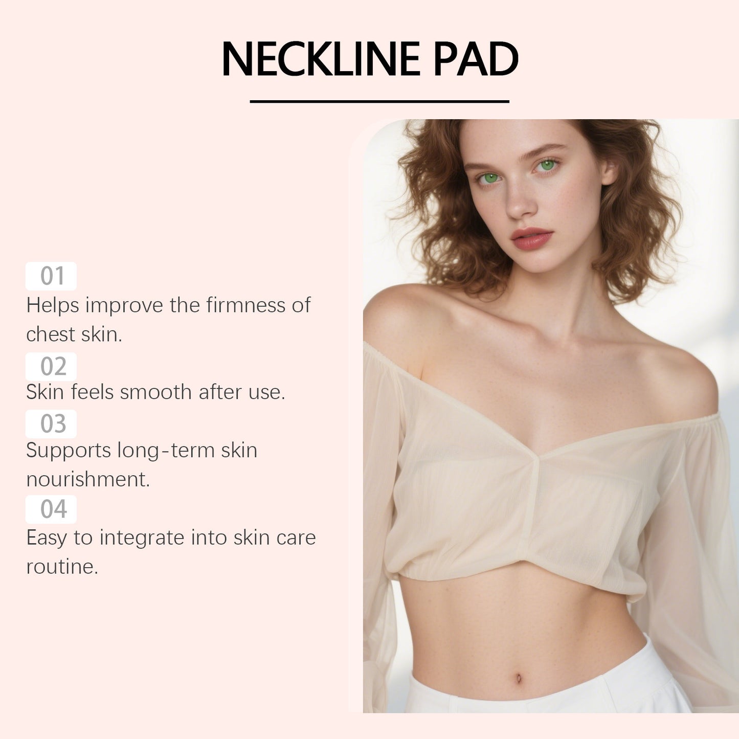 Women's Chest Care Pad – Skin-Friendly Nourishing Patch for Daily Gentle Care | Body Care Kit