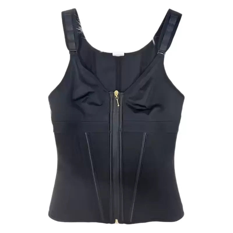 Women’s Belly Tuck Shapewear Vest – Three-Breasted Slimming Top with Tummy Control
