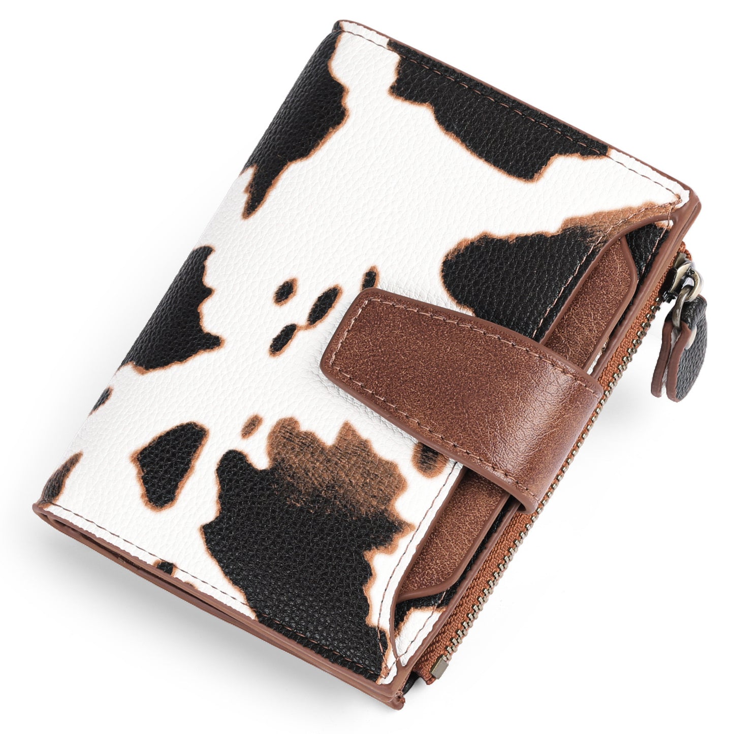 Women’s Short Leather Wallet Coin Purse – PU Anti-theft Credit Card Holder with Gift Box