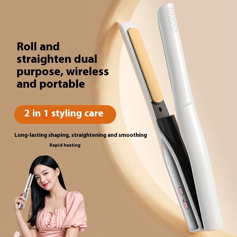 Radio Splint Portable Hair Straightener – USB Charging Wireless Styling Tool