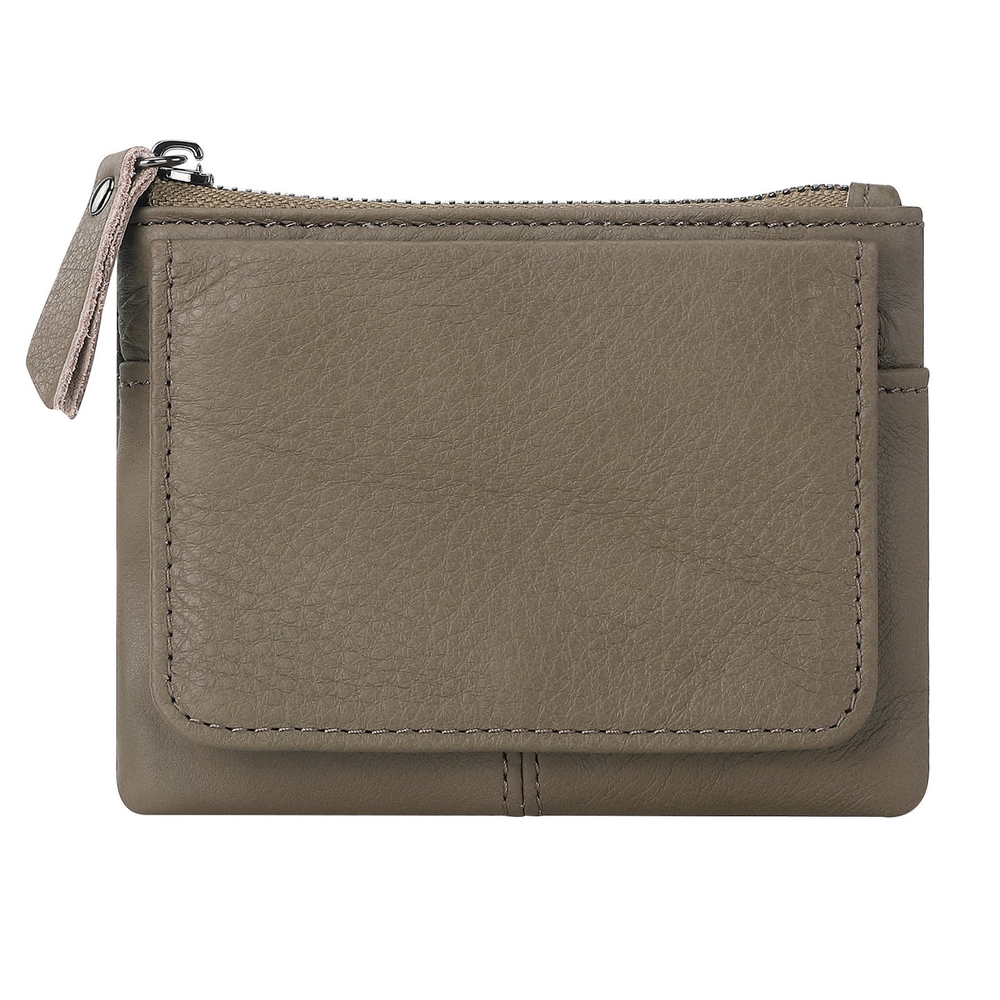 Retro Mini Genuine Leather Wallet – Multifunctional Card Holder & Storage Bag