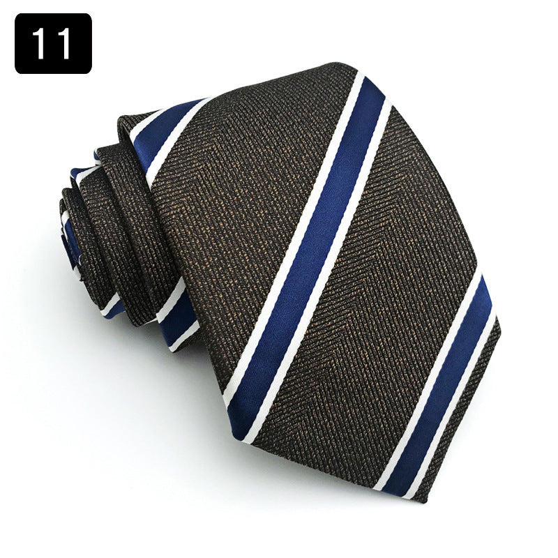 Men’s Business Striped Tie – Formal Wear Necktie for Business Shirts