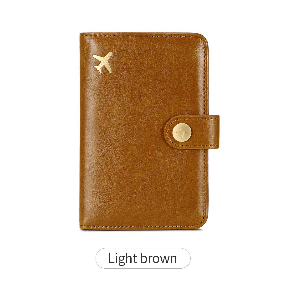 Women’s Multifunctional Passport Holder – PU Leather Travel Document Bag with Anti-Theft Protection