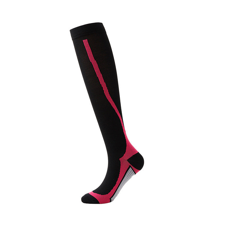 Men & Women Sports Compression Socks – High-Cylinder Riding & Leisure Support Stockings